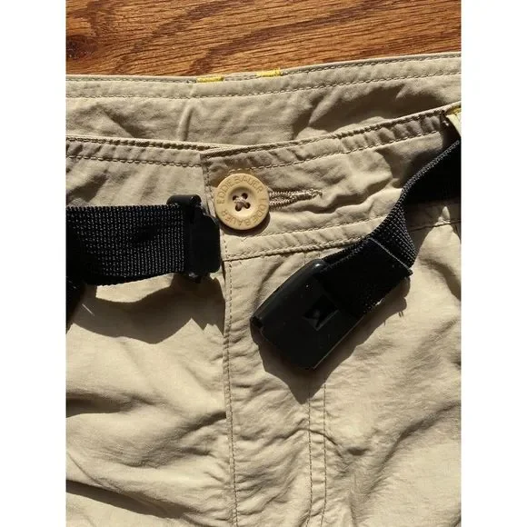 Eddie Bauer Tan Hiking Pants with Belt Size 34x32 - Picture 6 of 10